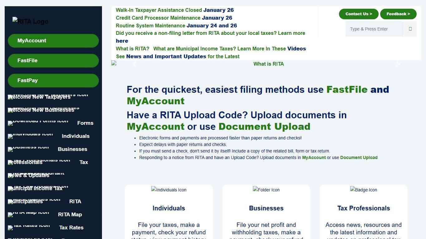 Home - Regional Income Tax Agency